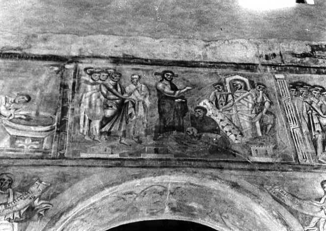 resurrezione di Lazzaro (dipinto) - ambito campano (seconda metà sec. XI)