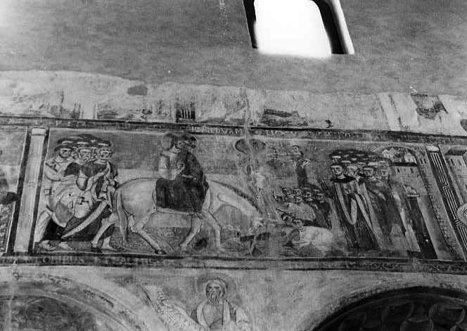 entrata di Cristo in Gerusalemme (dipinto) - ambito campano (seconda metà sec. XI)