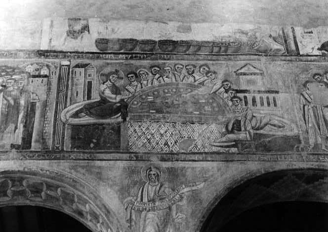 ultima cena (dipinto) - ambito campano (seconda metà sec. XI)