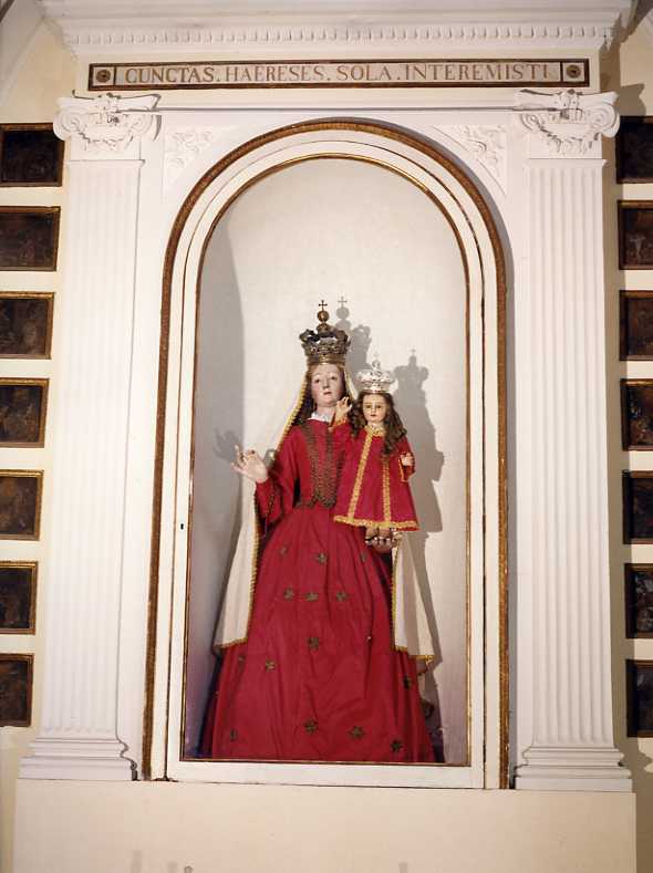 Madonna del Rosario (statua) - bottega campana (seconda metà sec. XVIII)