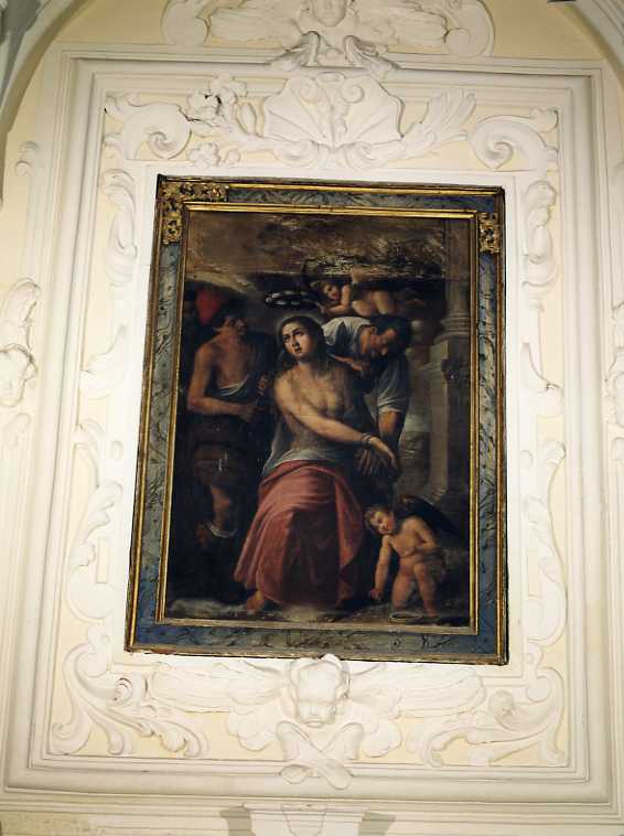 martirio di Sant'Apollonia (dipinto) - ambito napoletano (fine sec. XVIII)