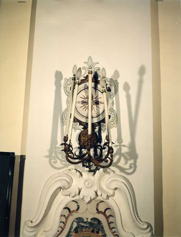 motivi decorativi vegetali e animali (portacandele, serie) - bottega campana (sec. XVIII)