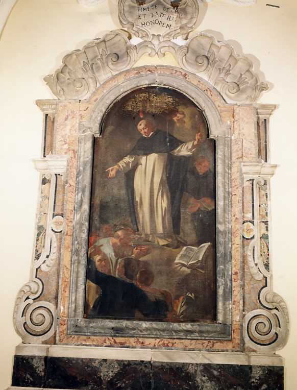 San Vincenzo Ferrer predica (dipinto) - ambito campano (sec. XVIII)