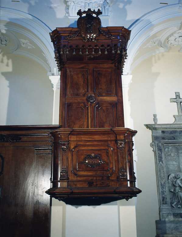 motivi decorativi geometrici (pulpito) - bottega campana (sec. XVIII)