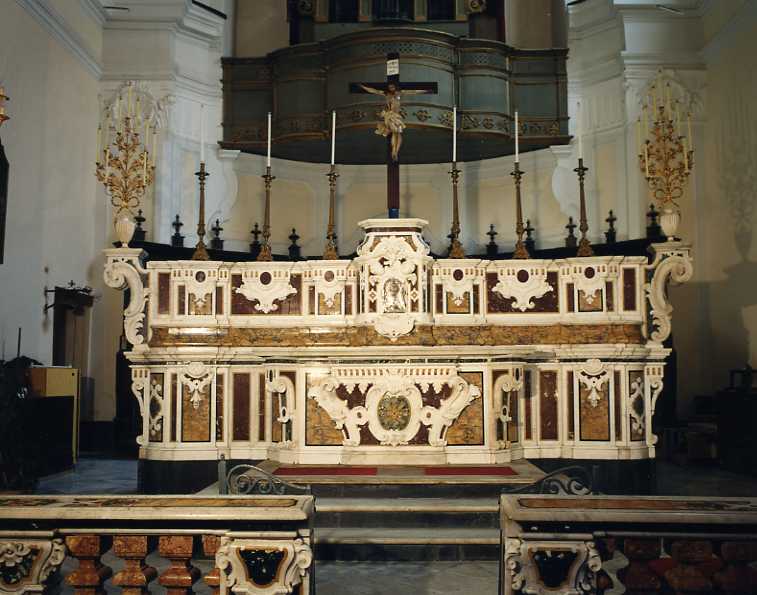 altare maggiore - bottega napoletana (sec. XVIII)
