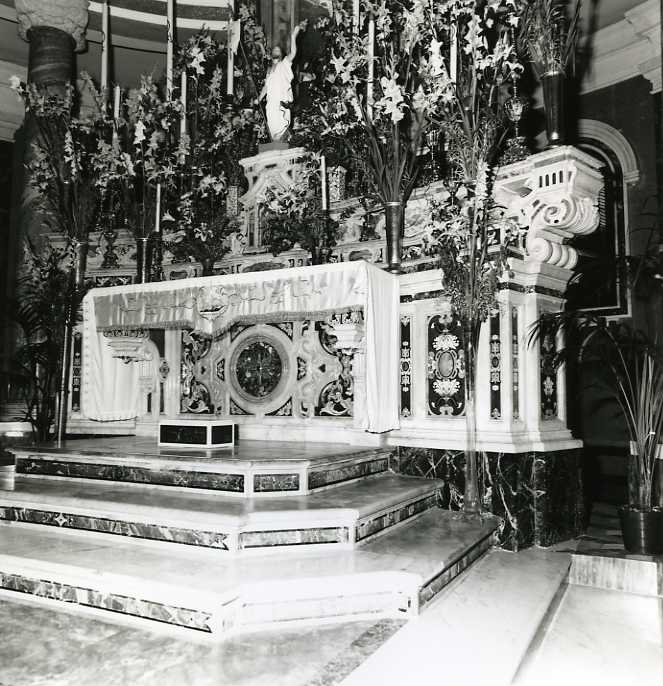 altare maggiore - bottega campana (sec. XVIII)