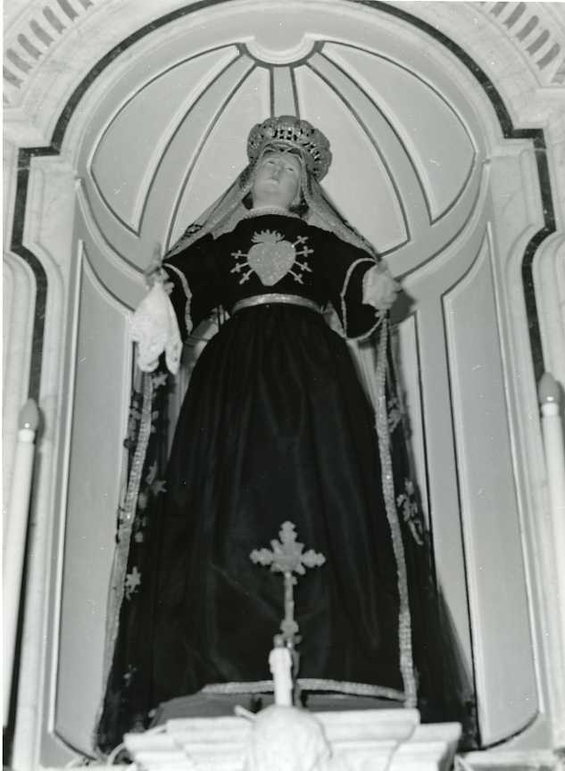 Madonna Addolorata (statua) - bottega campana (prima metà sec. XX)