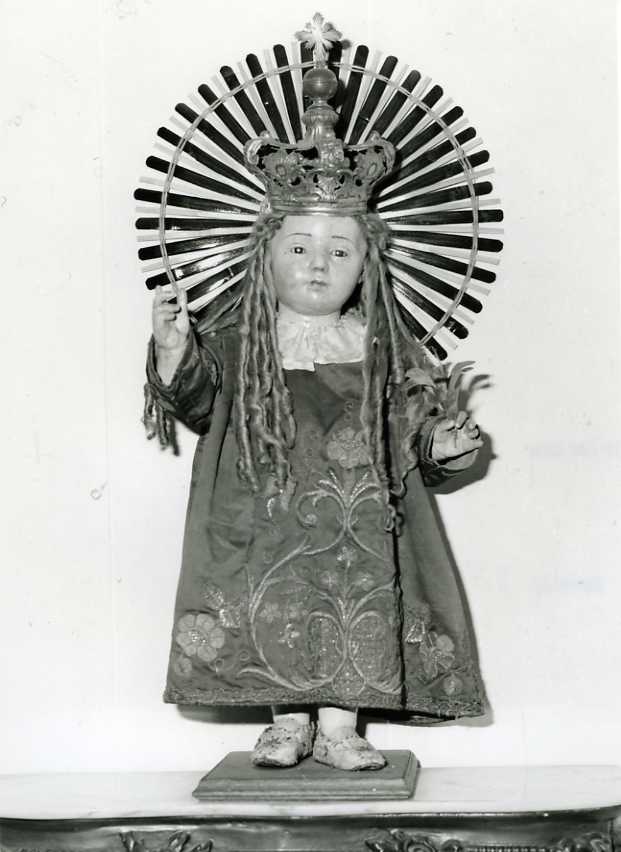 Gesù Bambino (statuetta) - bottega campana (fine/inizio secc. XVIII/ XIX)