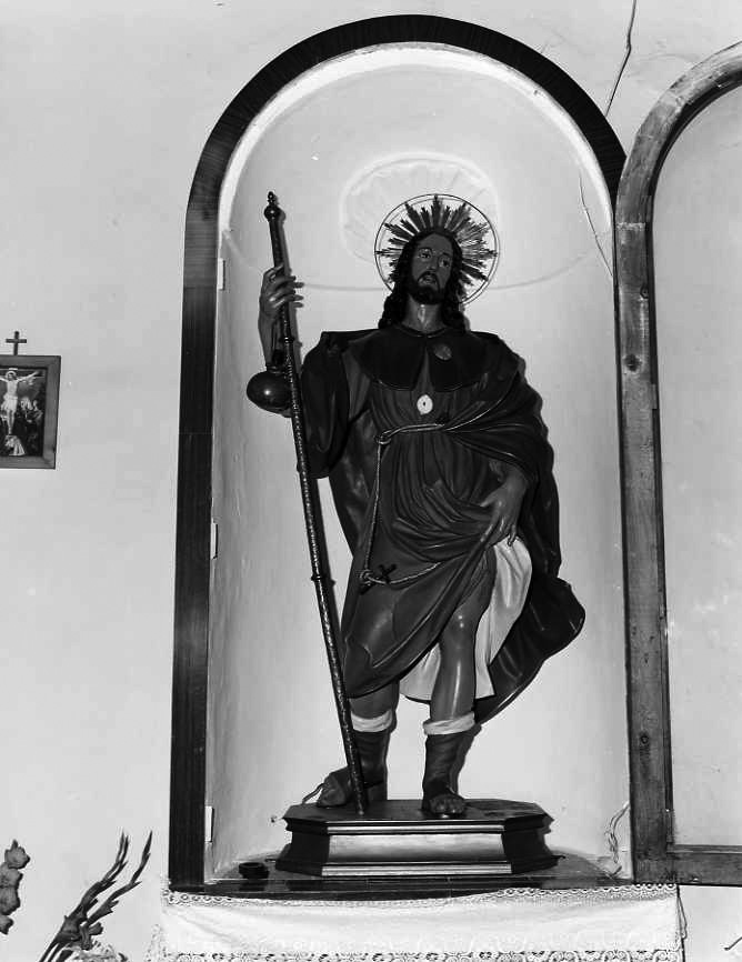 San Rocco (statua) - bottega Italia meridionale (seconda metà sec. XIX)