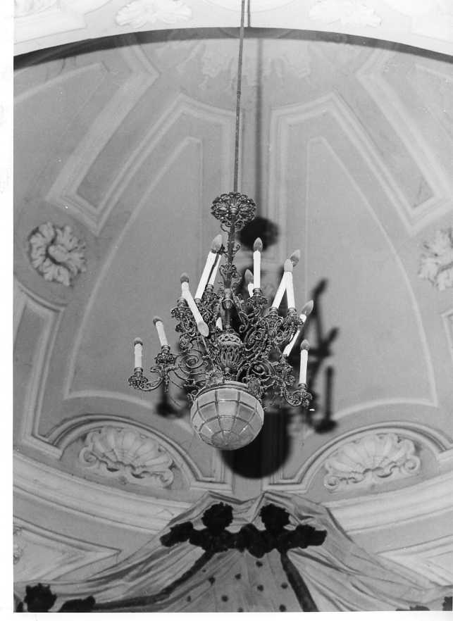 lampadario - bottega campana (prima metà sec. XX)