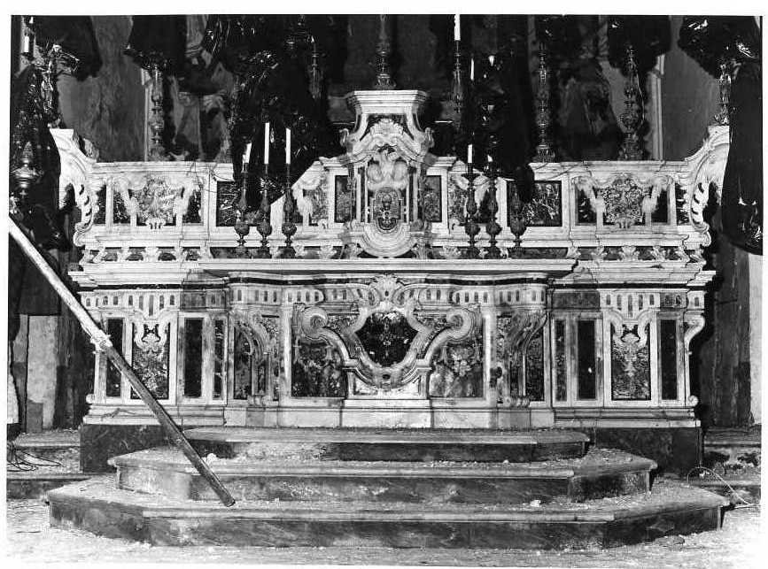 altare maggiore - bottega napoletana (sec. XVIII)