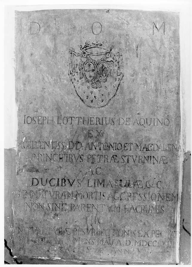 lapide - bottega campana (sec. XVIII)