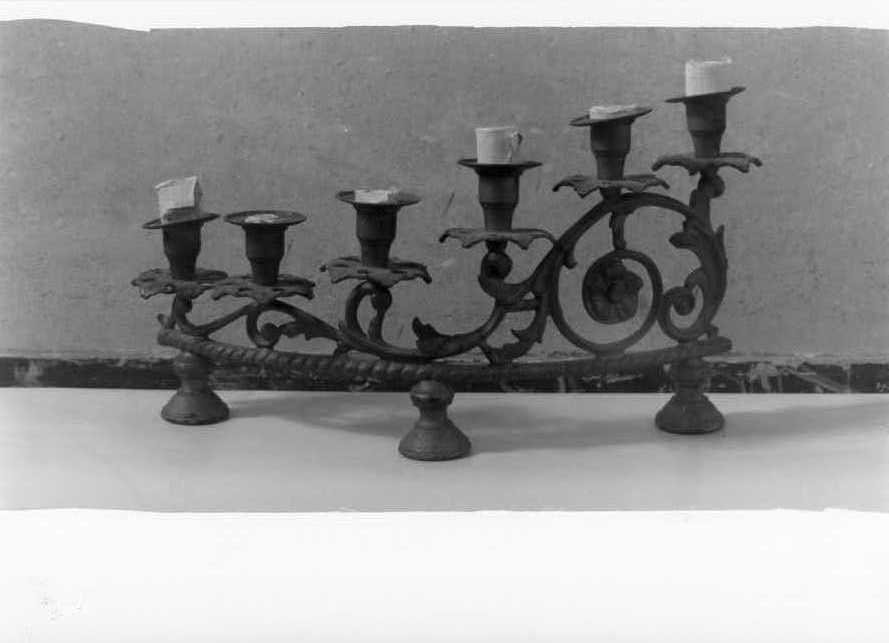 candelabro - bottega campana (sec. XVIII)