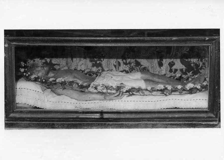 Cristo morto (scultura) - bottega campana (inizio sec. XX)