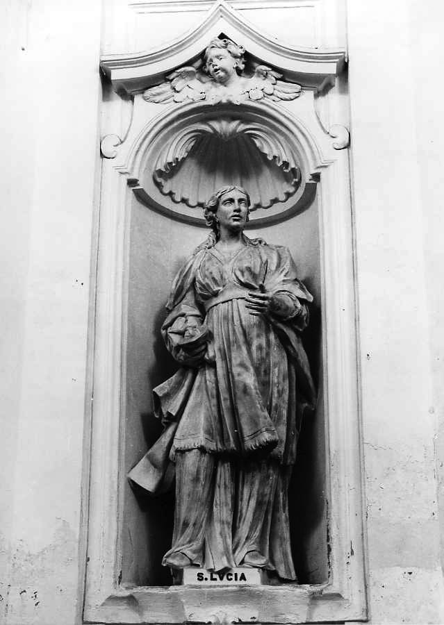 Santa Lucia (statua) di Vaccaro Domenico Antonio (scuola) (sec. XVIII)