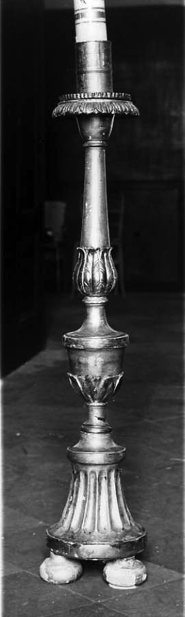 candelabro - bottega napoletana (prima metà sec. XX)