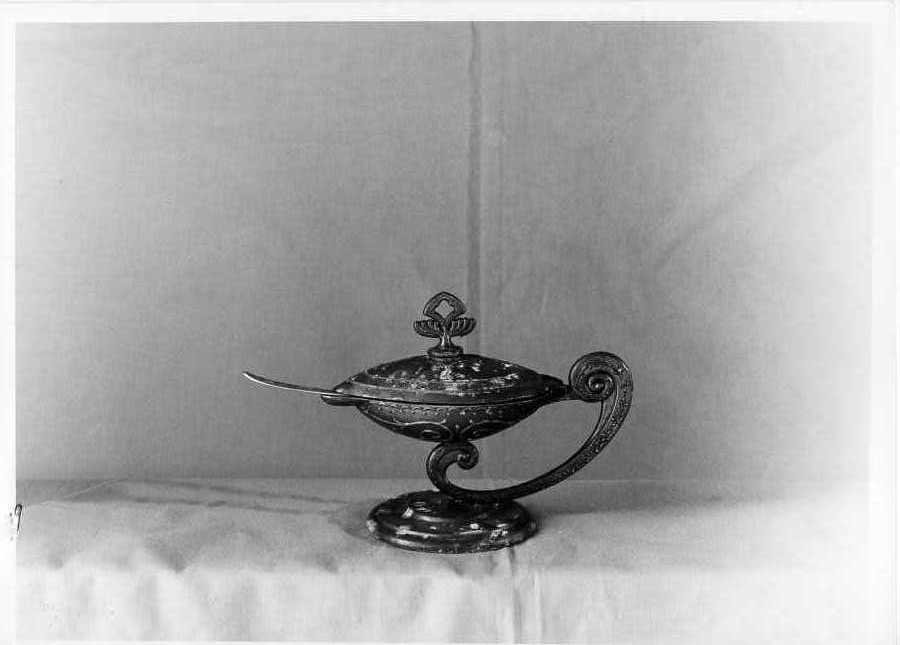 navicella portaincenso - bottega campana (inizio sec. XIX)