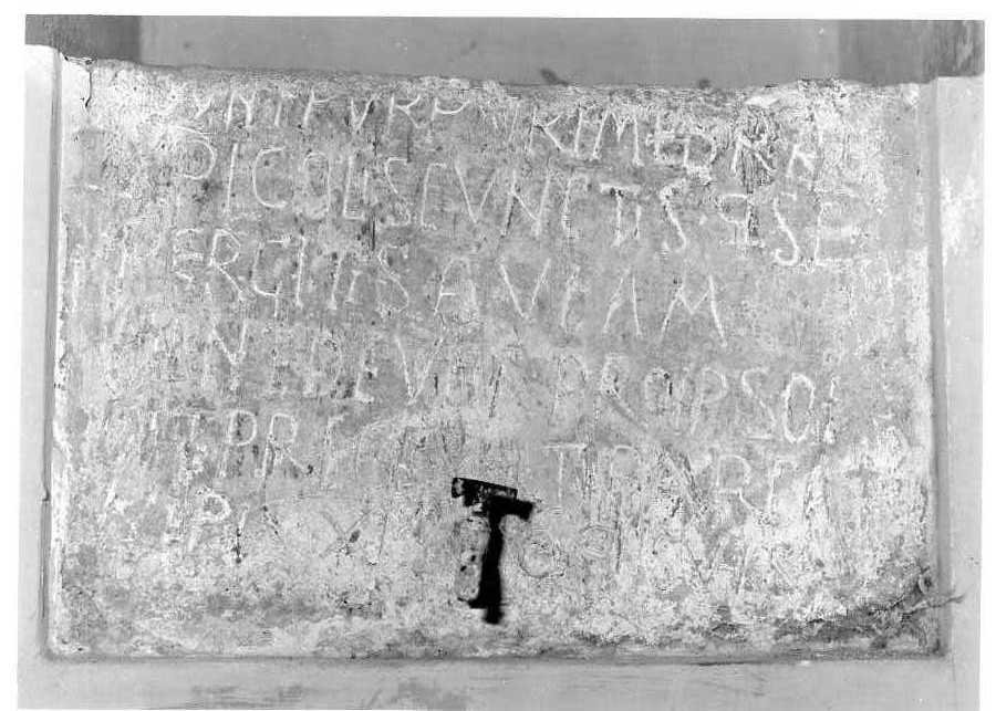 lastra, frammento - bottega campana (secc. VIII/ IX)