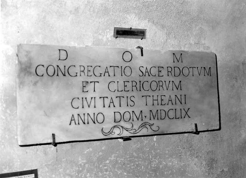 targa - bottega campana (sec. XVII)