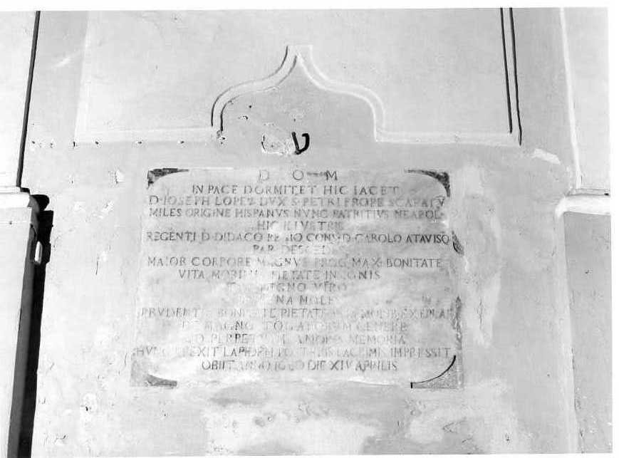 lapide tombale - bottega campana (sec. XVII)