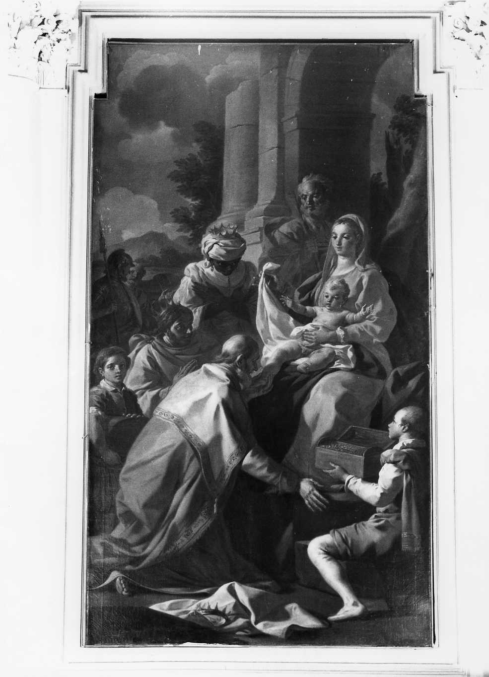 adorazione dei Re Magi (dipinto) di Narici Francesco (ultimo quarto sec. XVIII)