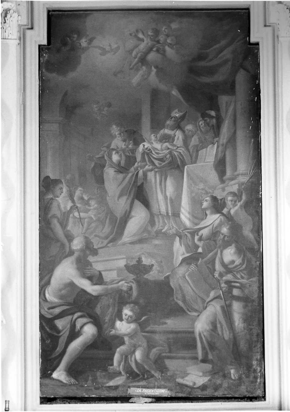 presentazione di Gesù al tempio (dipinto) di Serio Francesco Antonio (sec. XVIII)