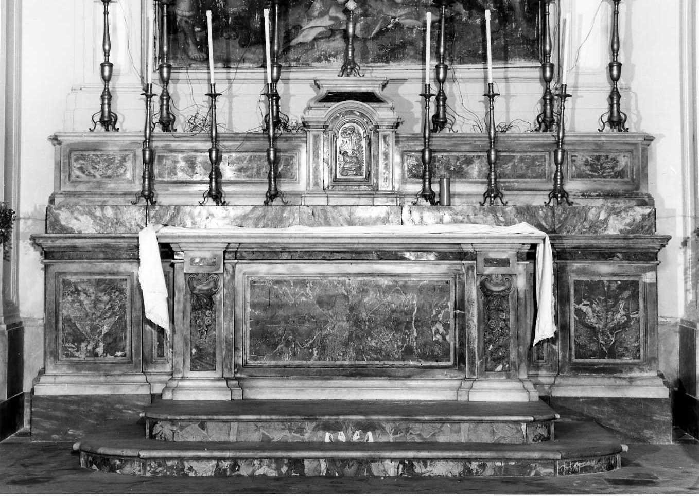 Annunciazione (altare, serie) - bottega campana (fine sec. XVIII)