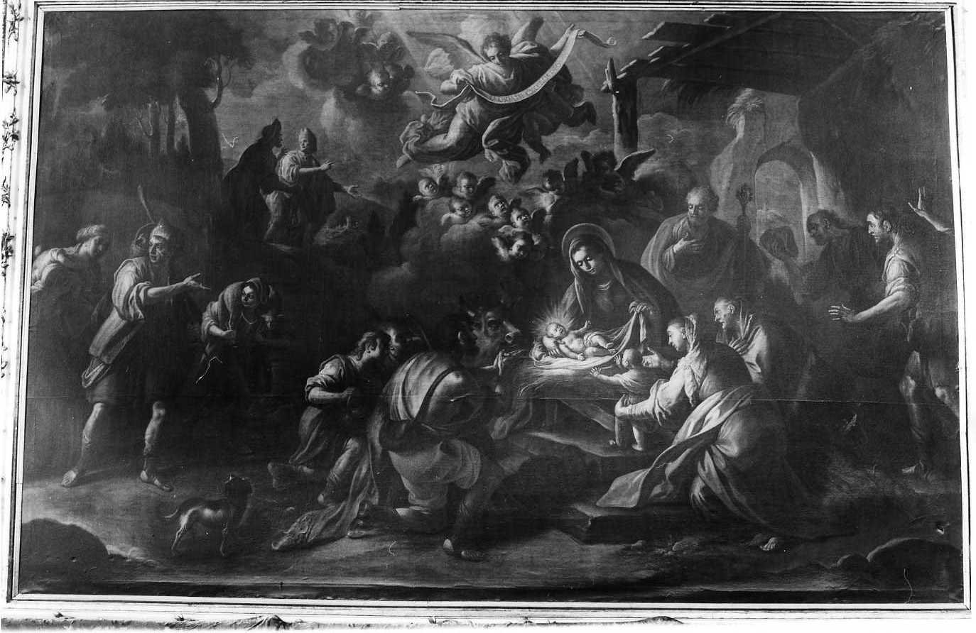 adorazione dei pastori (dipinto) di De Maio Paolo (prima metà sec. XVIII)