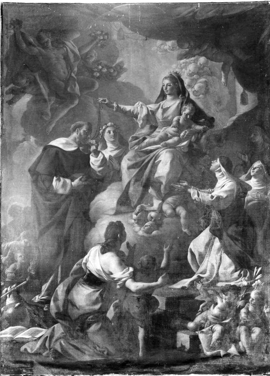 Madonna del Rosario (dipinto) di Narici Francesco (sec. XVIII)