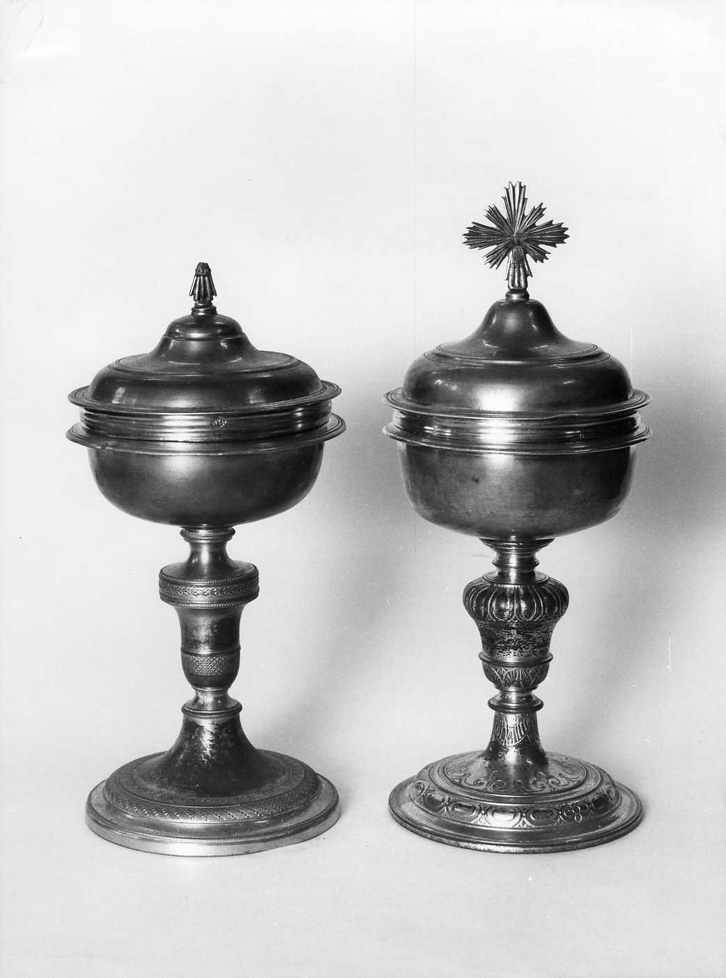 pisside, coppia - bottega campana (sec. XIX)