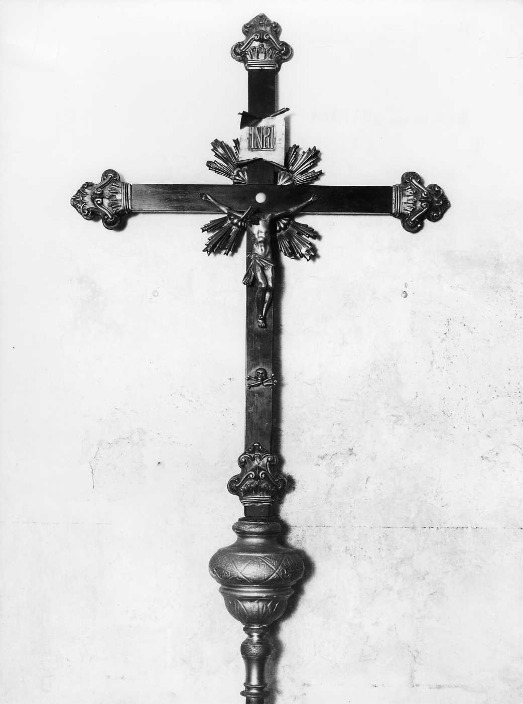 croce processionale - bottega napoletana (sec. XVIII)