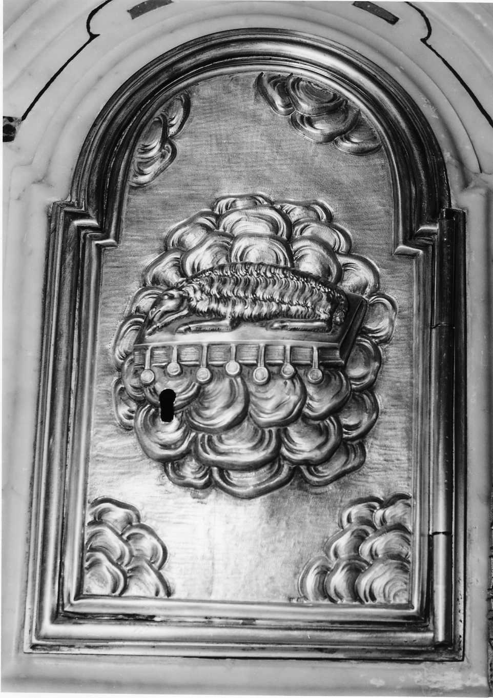 sportello di tabernacolo - bottega campana (fine/inizio secc. XVII/ XVIII)