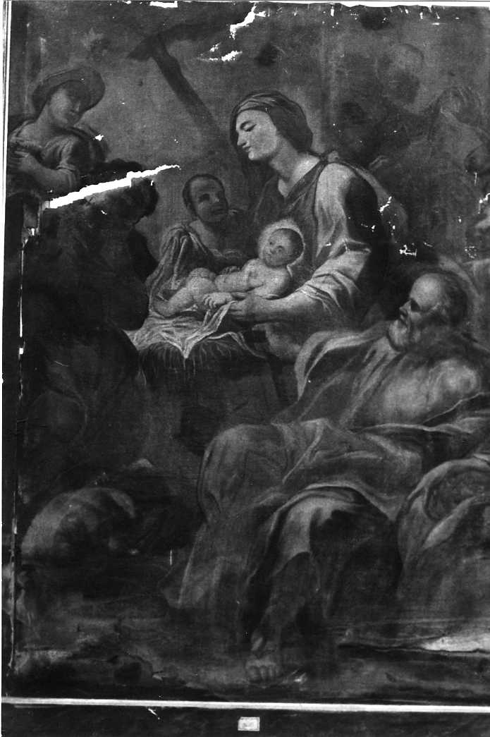 natività di Gesù (dipinto) di Giordano Luca (scuola) (seconda metà sec. XVII)