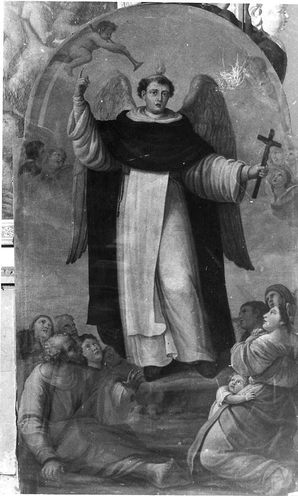 San Vincenzo Ferrer predica (dipinto) - ambito campano (sec. XIX)