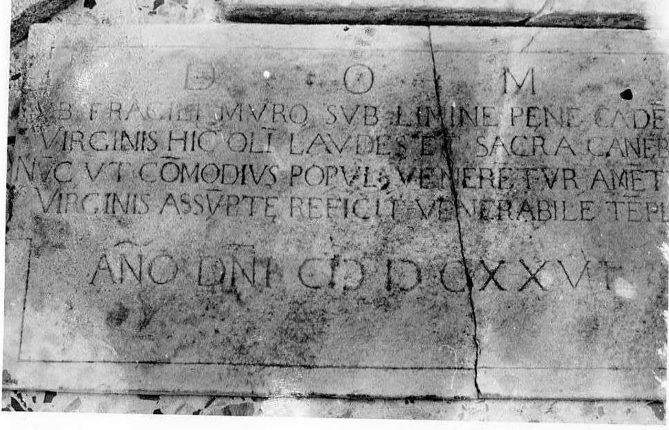 lapide - bottega campana (sec. XVII)