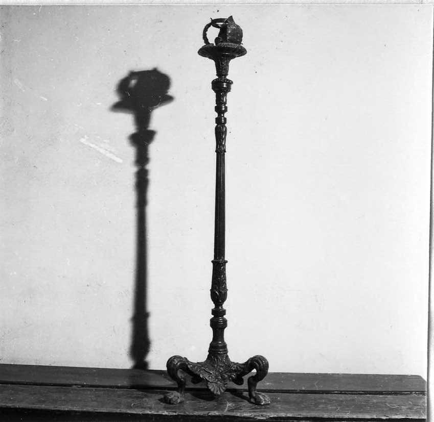 candeliere - bottega campana (prima metà sec. XX)