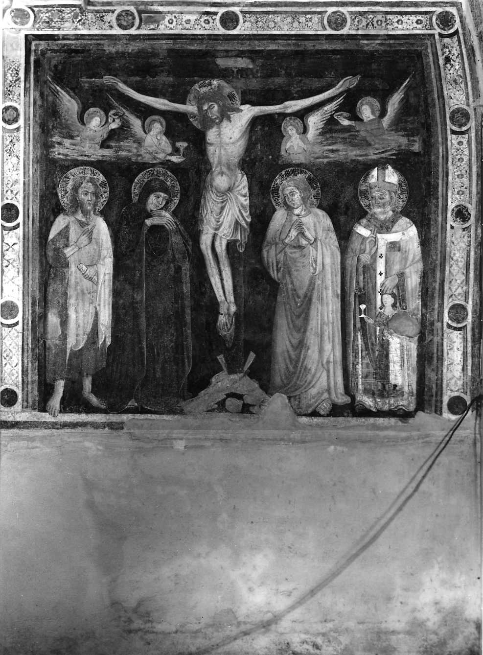 crocifissione (dipinto) - ambito giottesco (seconda metà sec. XV)