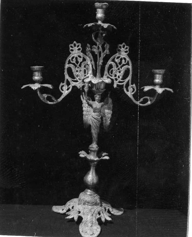 candeliere, serie - bottega campana (sec. XIX)