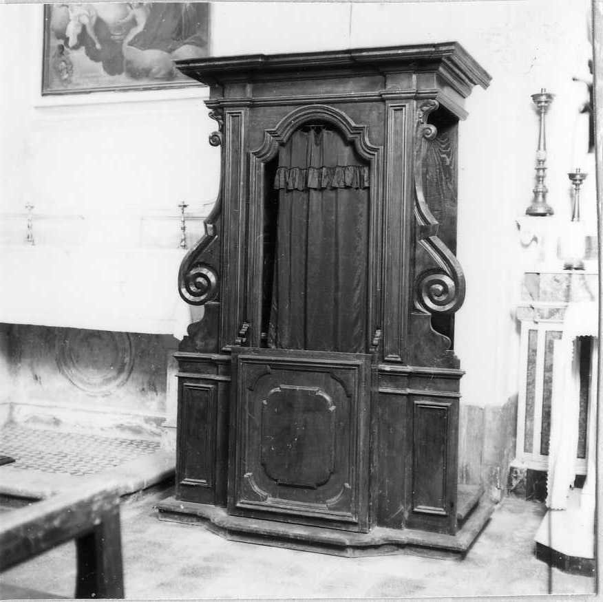 confessionale, serie - bottega campana (prima metà sec. XIX)