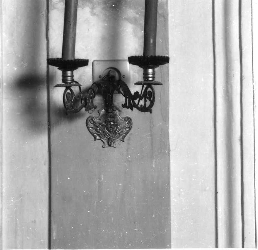 braccio di candelabro, serie - bottega napoletana (inizio sec. XX)