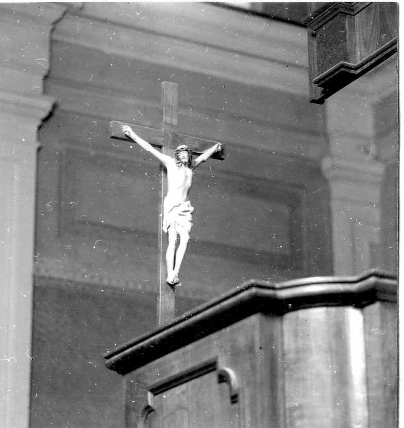 Cristo crocifisso (scultura processionale) - bottega campana (sec. XIX)