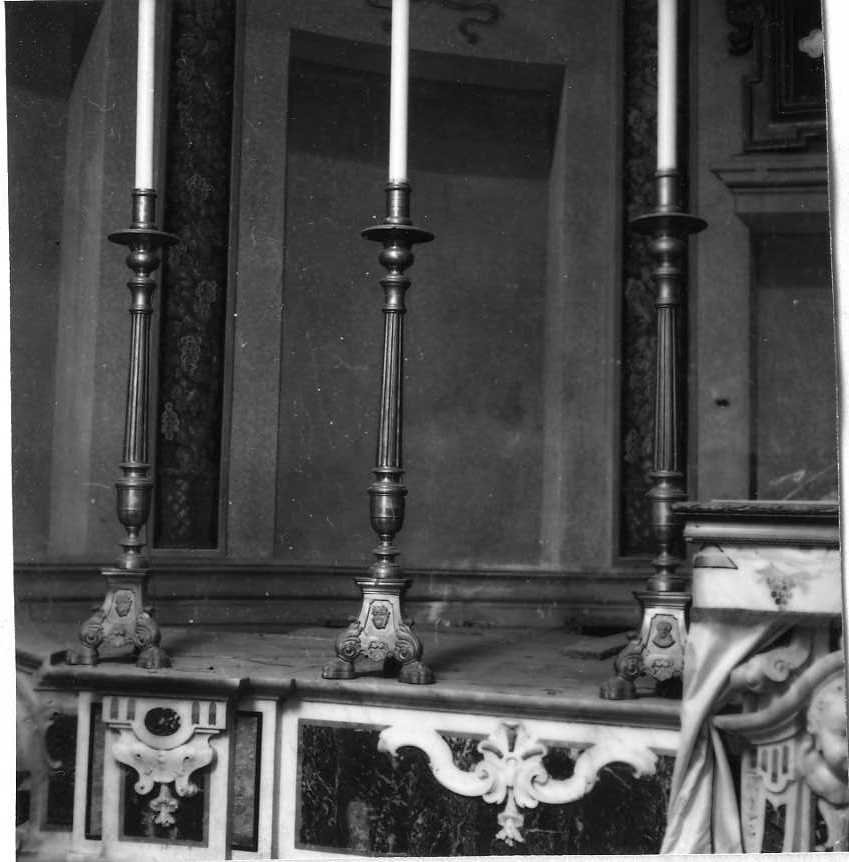 candeliere, serie - bottega campana (sec. XIX)