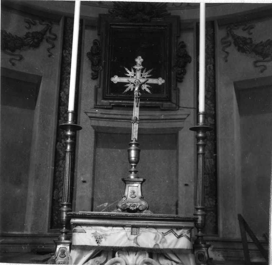Cristo crocifisso (croce d'altare) - bottega campana (sec. XIX)