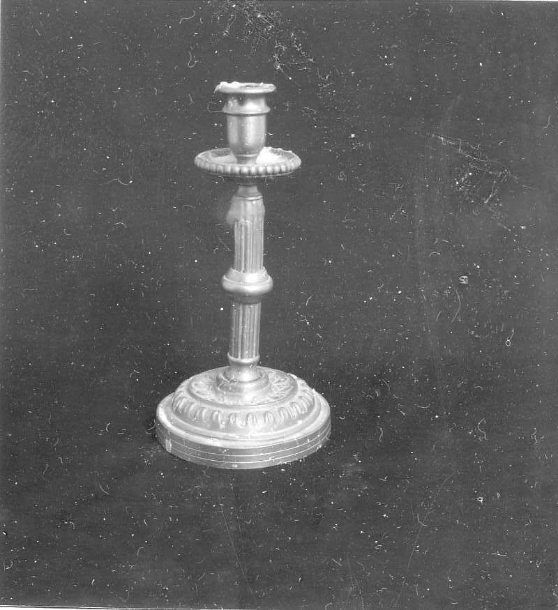 candeliere, serie - bottega campana (fine sec. XIX)