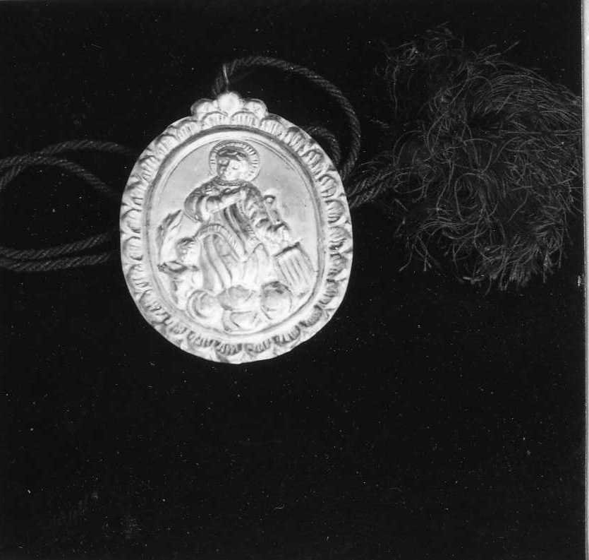 San Lorenzo (placchetta) - bottega campana (sec. XIX)