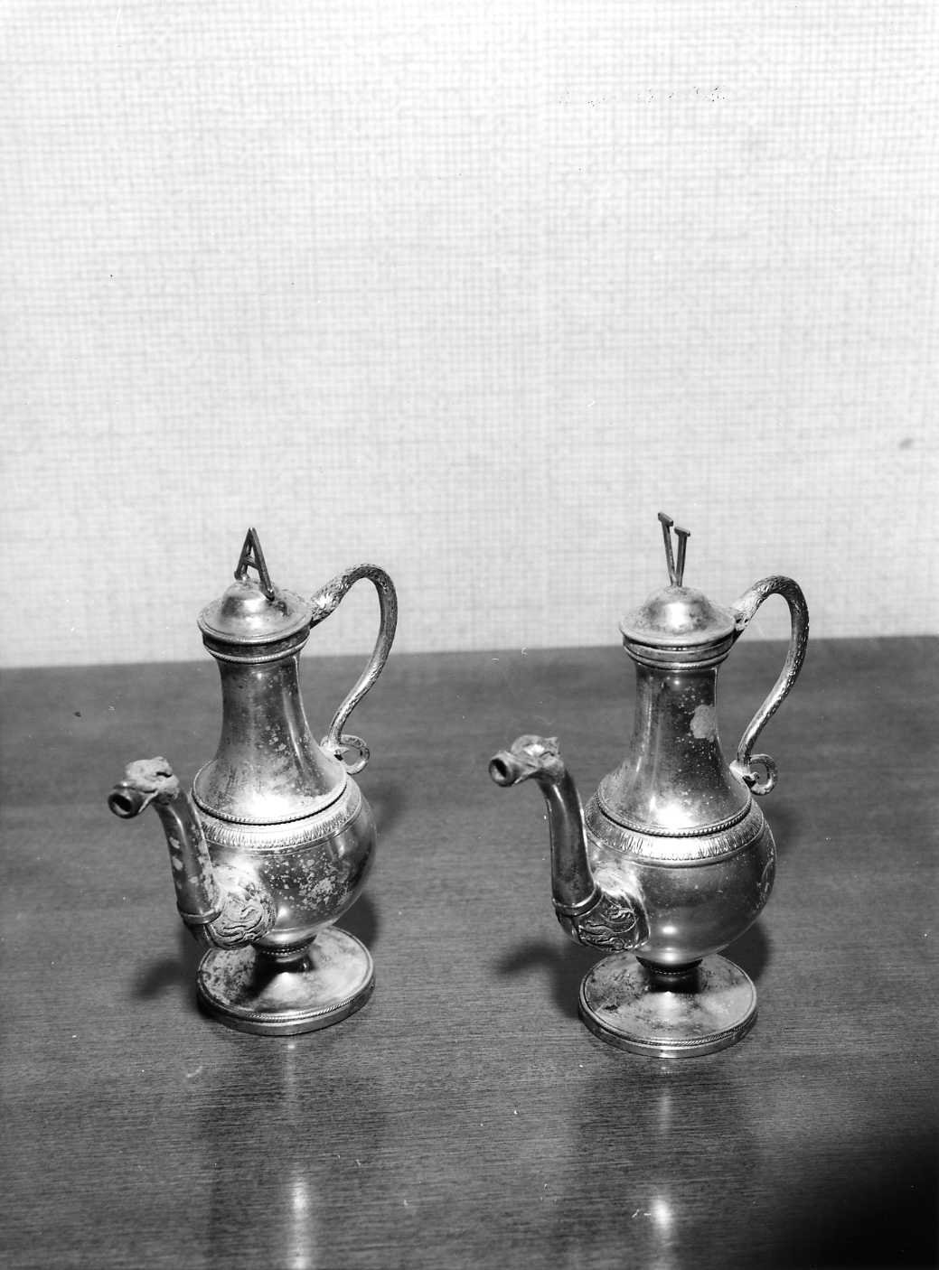 ampolline, coppia - bottega campana (sec. XIX)