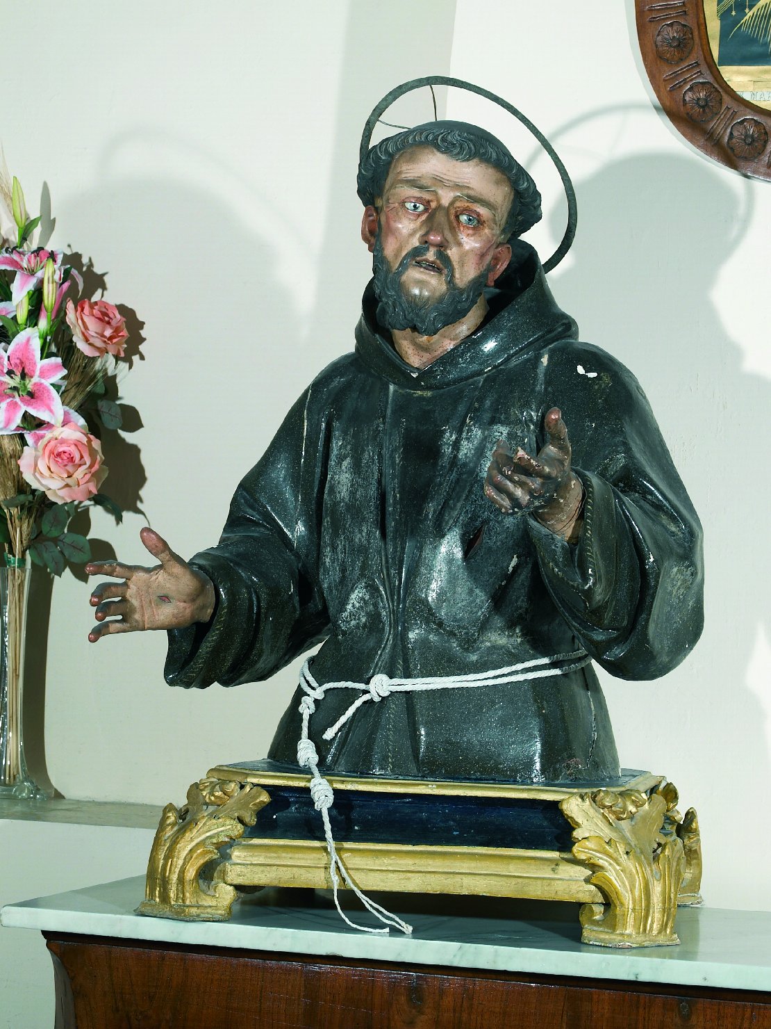 San Francesco (busto) - bottega napoletana (terzo quarto sec. XVIII)