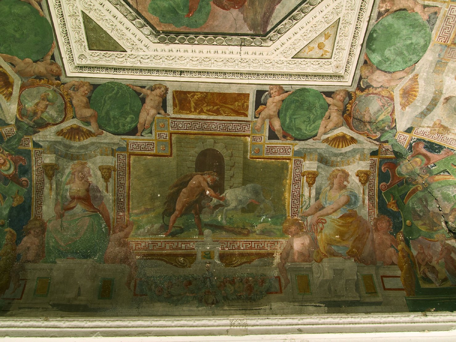 Il Martirio (dipinto, elemento d'insieme) di Pussè Agostino (e aiuti) (primo quarto sec. XVII)