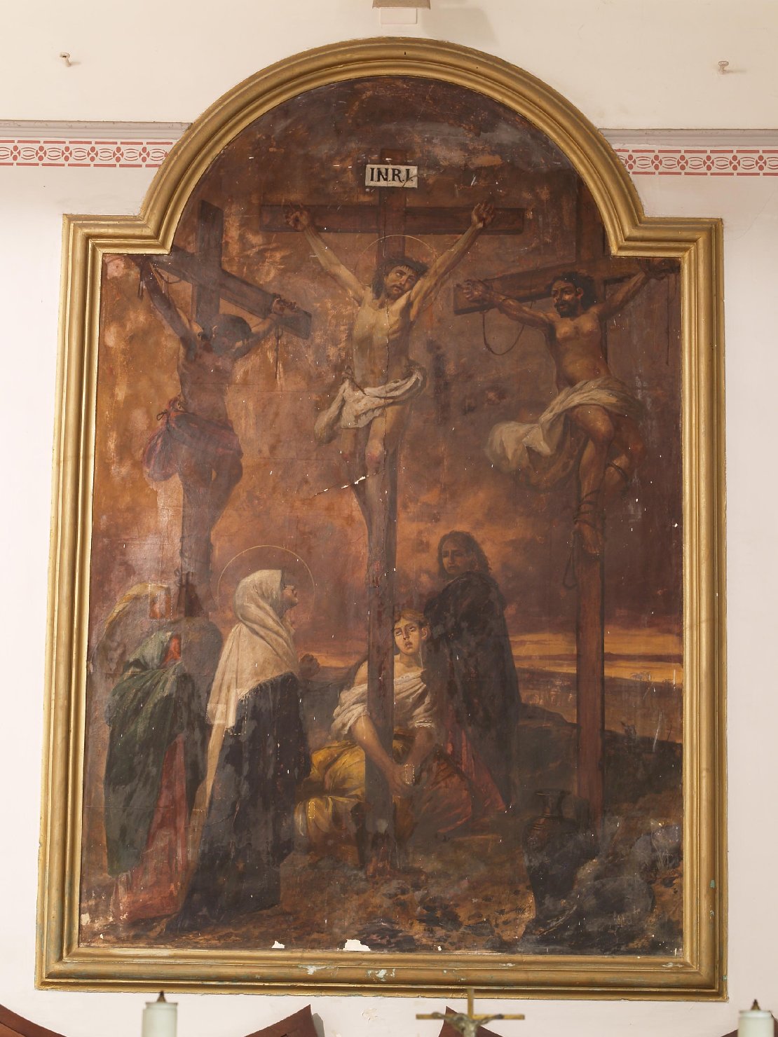 Cristo crocifisso (dipinto) - ambito napoletano (seconda metà sec. XIX)