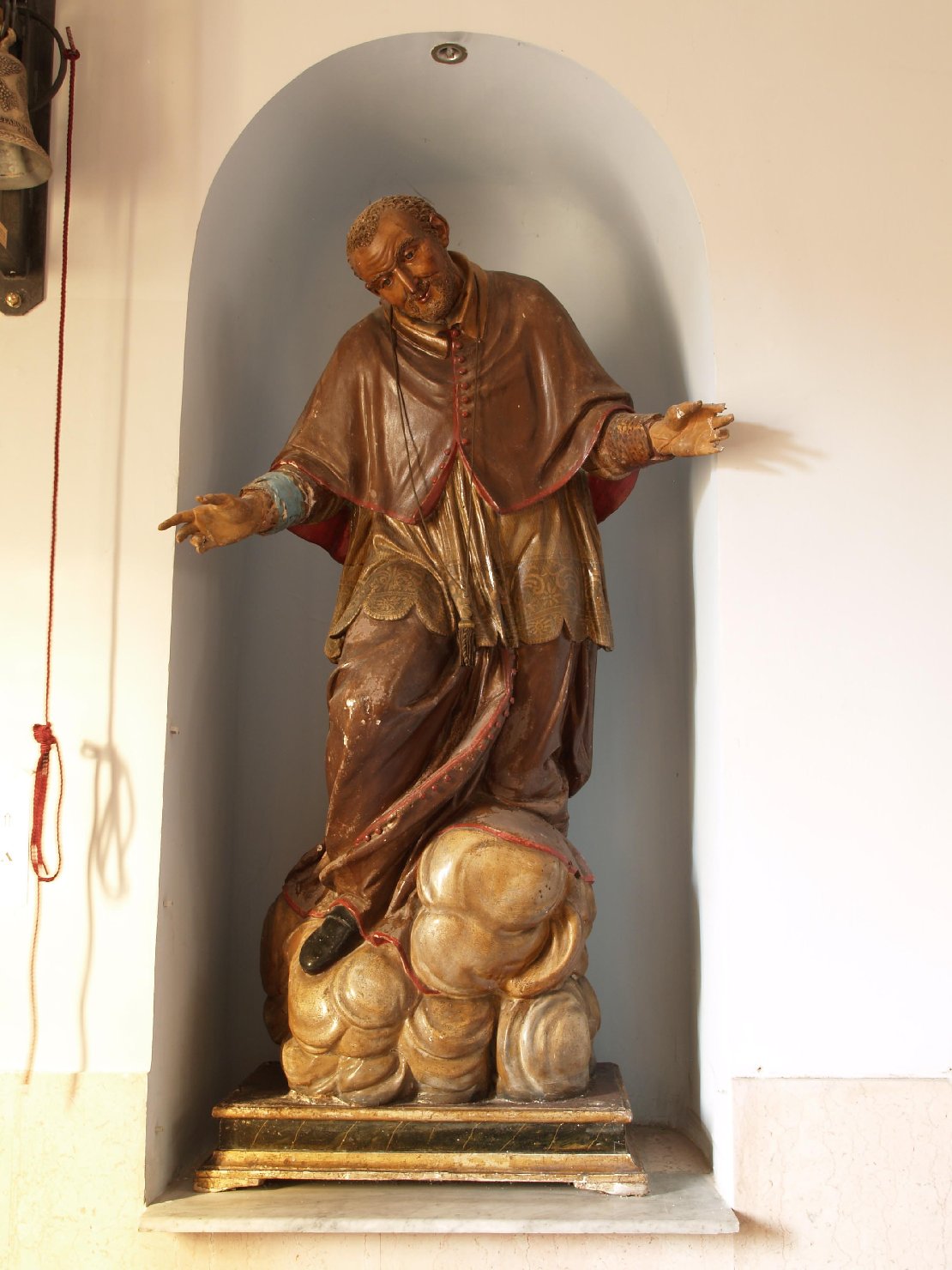 Sant' Alfonso Maria de Liguori (statua processionale, opera isolata) - bottega napoletana (prima metà sec. XIX)
